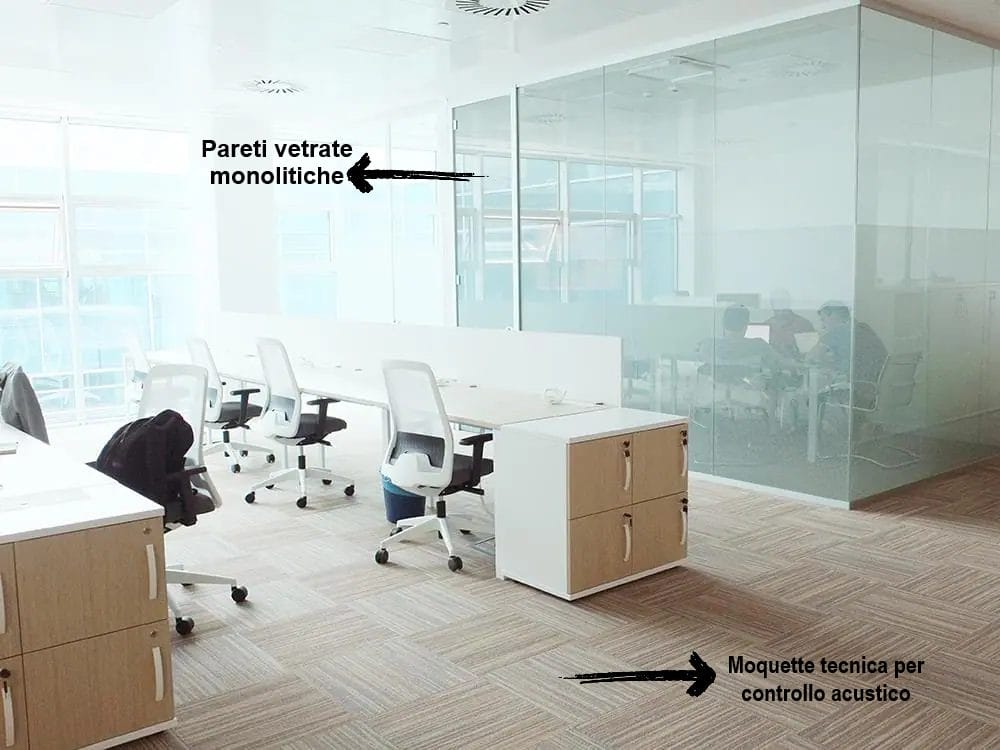 Rumore negli open space di SoftJam S.p.A. a Milano risolto grazie a Mastruzzi