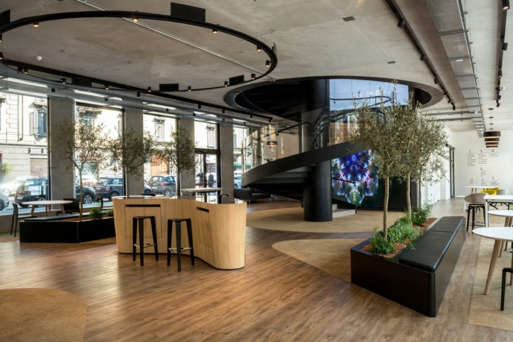 Microsoft House Milano, esempio di restyling dell’ufficio tra innovazione e design.