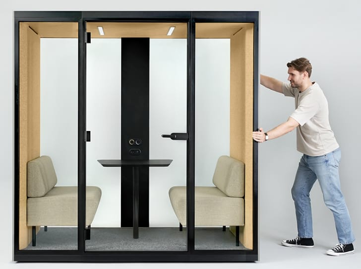 Phone booth per ufficio mobile