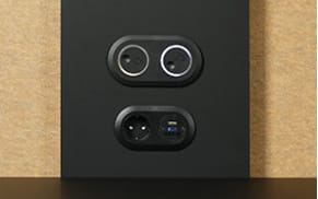 Phone booth per ufficio - Prese elettriche